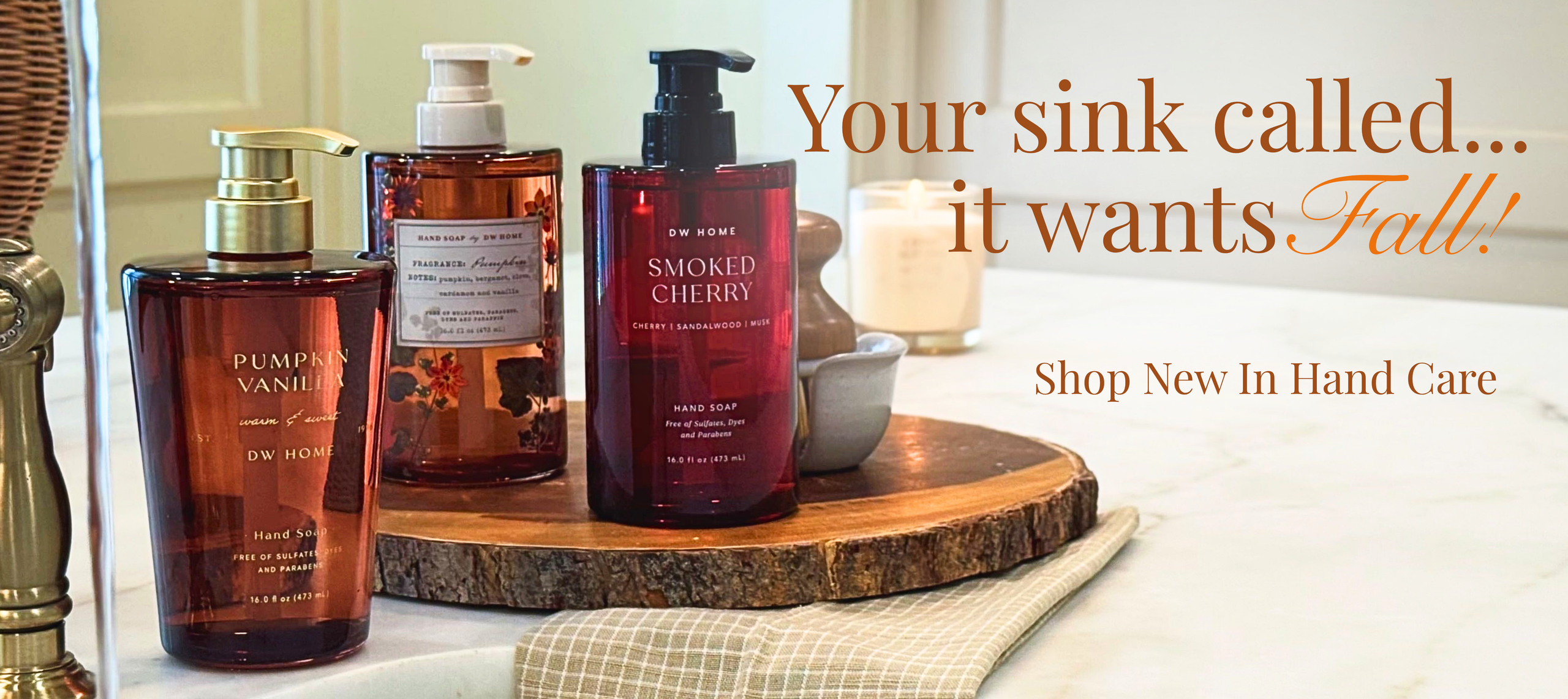 Your sink called... it wants Fall!
